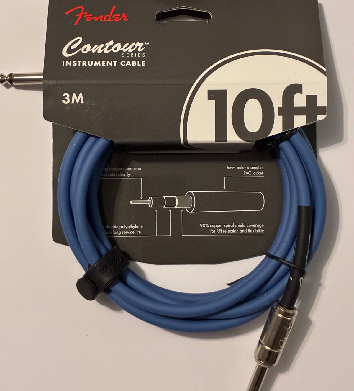 Fender Contour Instrumenttikaapeli LPB 3m