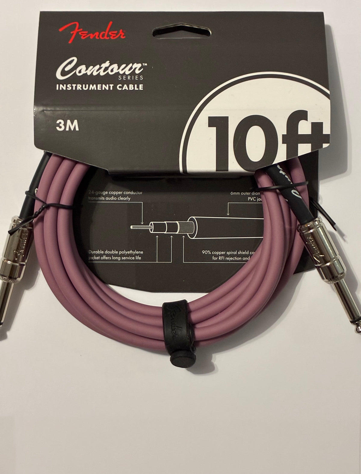 Fender Contour Instrumenttikaapeli BGM 3m