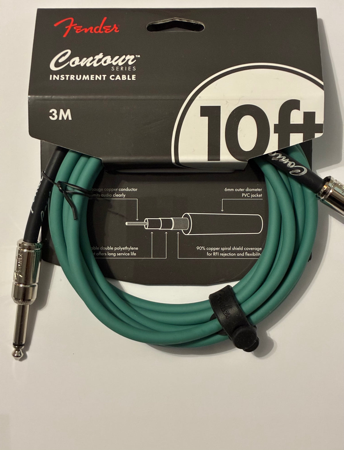 Fender Contour Instrumenttikaapeli SHG 3m