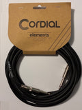 Cordial Instrumenttikaapeli 3m (musta)